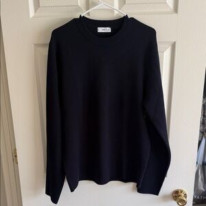 Mango Men’s Crewneck Sweater - Black